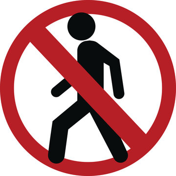 do not enter sign vector