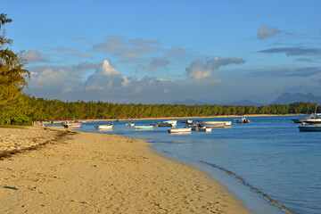 picturesque area of la Pointe aux canonniers in Mauritius - 786379660