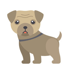 Obraz na płótnie Canvas vector dog illustration