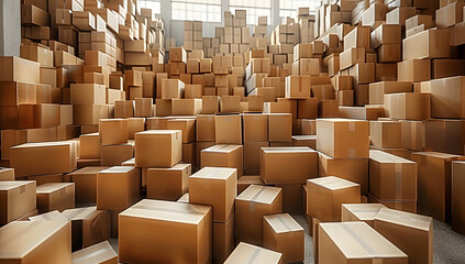Cardboard Boxes: A Diverse Display of Packaging Varieties