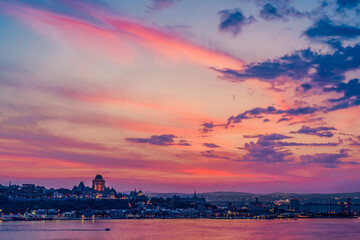 Obraz premium Quebec Sunset