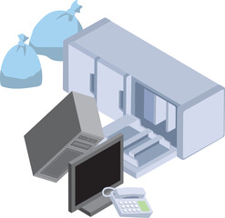 不法投棄のゴミの山