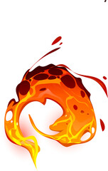 Splashing Lava