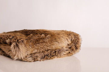 Obraz premium fur closeup blanket