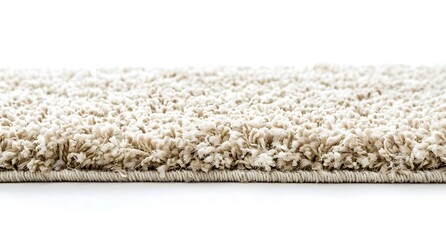 Beige carpet on a white background