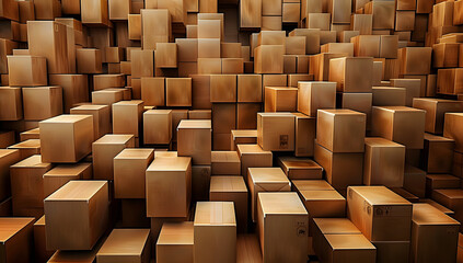 Cardboard Boxes: A Diverse Display of Packaging Varieties