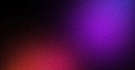Dark black purple red spot , color gradient rough abstract background shine bright light and glow template empty space , grainy noise grungy texture