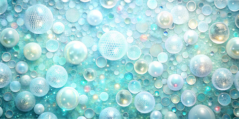 abstraction,, 4D, design, layers wallpaper, art. texture   ,  bubbl with  white sequins, generates AI, texture, 