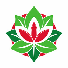 A Vector Illustration of Flowers	
