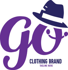 GO initial letter logo | GO logo | GO brand logo | GO unique logo | brand logo