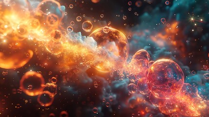 Immerse yourself in the ethereal beauty of chemical reactions, where every reaction is a masterpiece waiting to be unveiled.