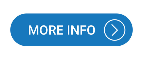 more info button with icon isolated on white background