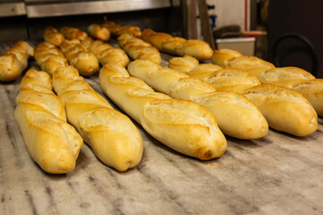 Bread in a French bakery from south of France