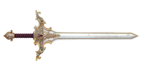PNG Ornate sword weaponry dagger blade.