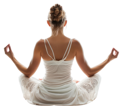 PNG Yoga pose exercise wedding sitting.