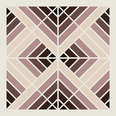 Vintage stripped geometric background. Retro colors soft geometric pattern design.