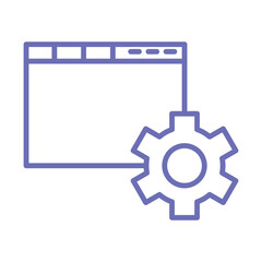 Browser Setting icon design