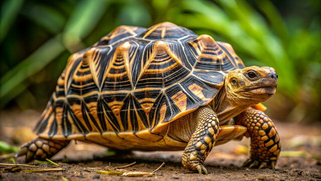 The Indian star tortoise