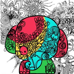 abstract floral background