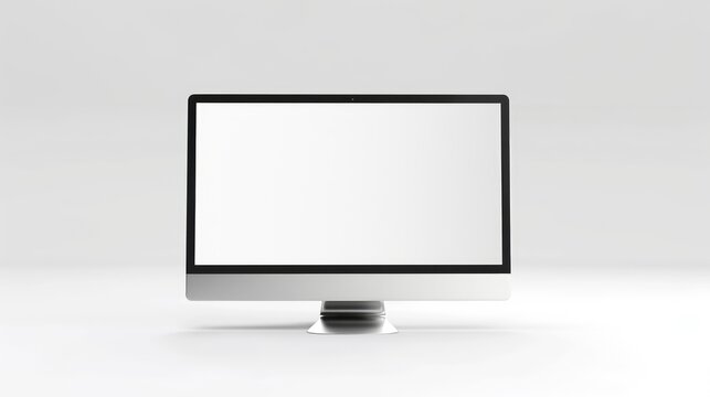 White background monitor