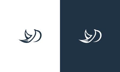 Obraz na płótnie Canvas simple bird icon logo design vector illustration