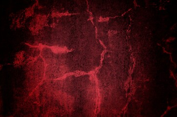 Red Background. Scary bloody walls. black wall with blood outline for halloween background.