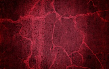Red Background. Scary bloody walls. black wall with blood outline for halloween background.
