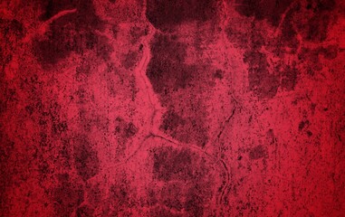 Red Background. Scary bloody walls. black wall with blood outline for halloween background.