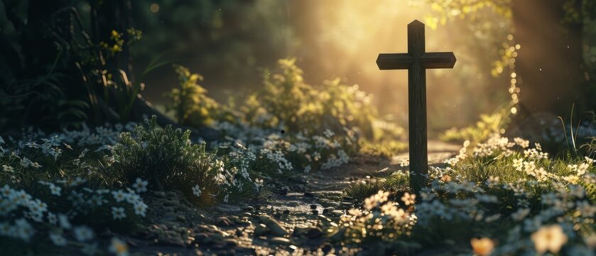 Christian symbolism of the Cross during Easter