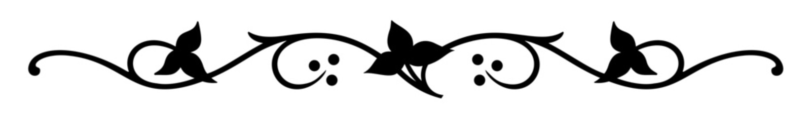 floral page seperator
