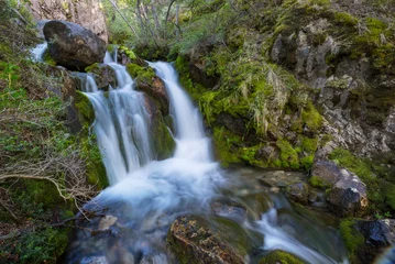 Foto auf Alu-Dibond Waterfall in the forest © Galyna Andrushko