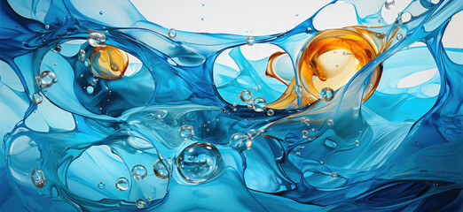 Swirl abstract wavy fluid background.