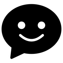 feedback icon, simple vector design