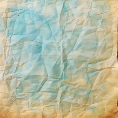light blue crumpled paper texture - 786441484