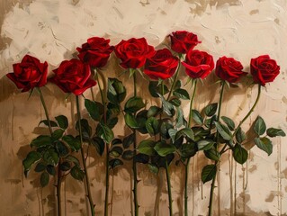 red roses