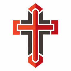 Vector Design for Christian Cross