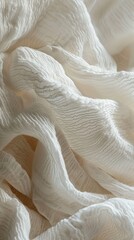 Delicate layers of cotton creating a cozy and comforting texture  ,close-up,ultra HD,digital photography