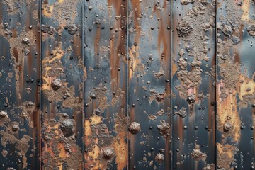 Rusty metal surface with rust