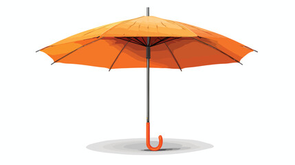 Sun umbrella vector icon Vector illustration isolated