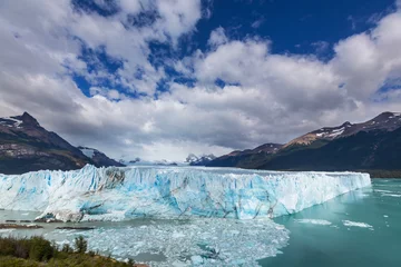 Wandcirkels aluminium Glacier in Argentina © Galyna Andrushko