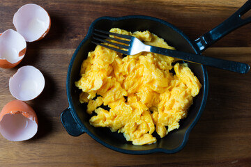 scrambled eggs