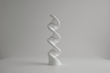 minimalist shot highlighting the elegance of DNA manipulation techniques, with futuristic concepts hinting at the transformative impact of genetic engineering in medicine.