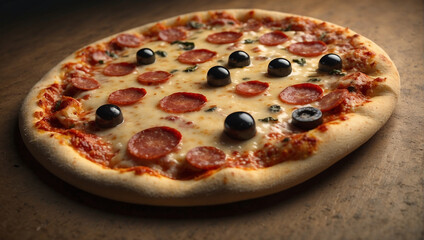 beautiful Pizza close view  