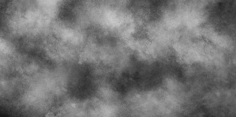 Monochrome smeared gray aquarelle painted paper textured canvas for design, black and white grunge background texture, Abstract grunge grey shades cloudy watercolor background.
