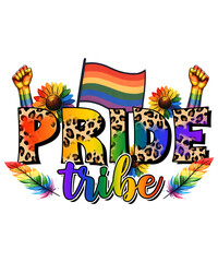 Pride Tribe LGBT Sublimation PNG