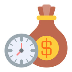 Time Is Money Icon