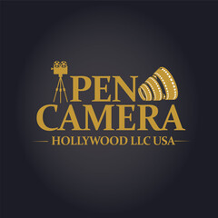 PEN CAMERA HOLLYWOOD LOGO