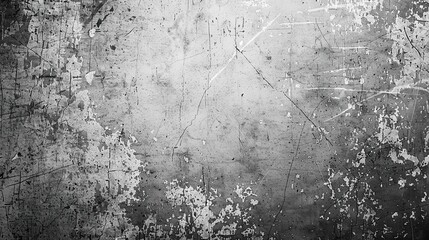 Gray grunge background with scratches. copy space for text. - obrazy, fototapety, plakaty