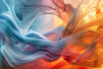 Flowing ink creating a swirling, abstract design, abstract  , background