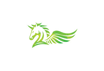 Horse Pegasus Logo - Unicorn Vector